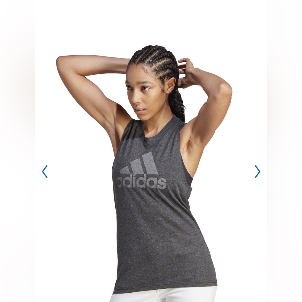 Adidas women winner tank tops , size medium, green color